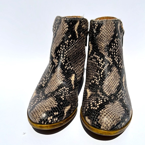 Lucky Brand Snakeskin Breah Booties - Picture 3 of 10